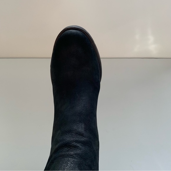 Lucky Brand, Jana black suede, soft leather, ankle boots, Size 5 - Picture 4 of 9